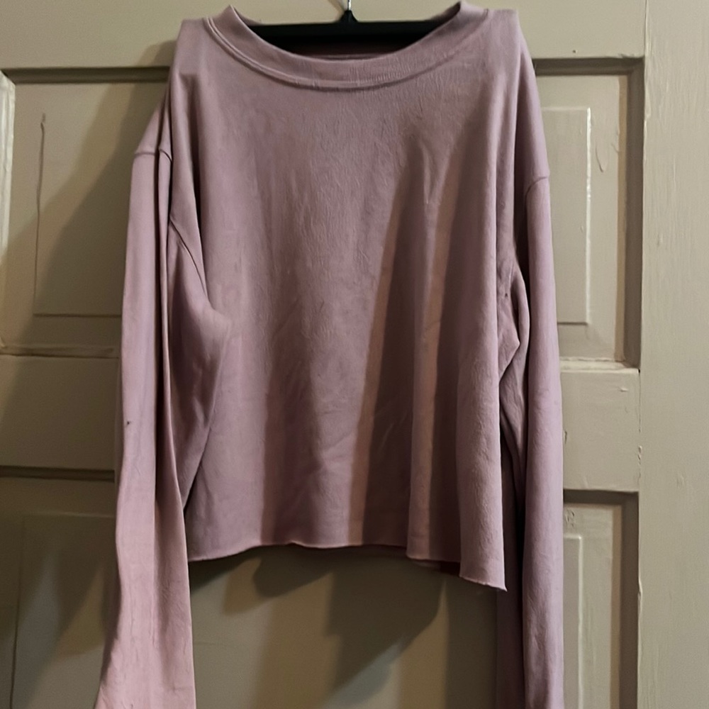 Dusty rose long sleeve shirt